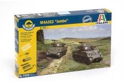 Italeri 1/72 M4A3E2 'Jumbo' 2 Model Fast Assembly Kit image