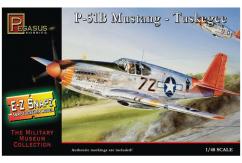 Pegasus Hobbies 1/48 P-51B Mustang Tuskegee Squadron image