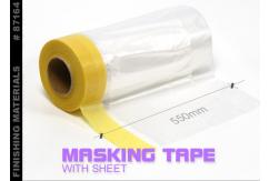 Tamiya Masking Tape with Plastic Sheeting 550mm image