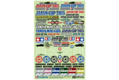 Tamiya Japan Cup 2015 Limited Edition Mini 4WD Stickers image
