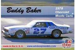 Salvinos Jr 1/25 Chevrolet Monte Carlo #27 Buddy Baker 1978 image