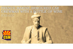 CSM 1/35 French Armoured Car Crewman with a Bottle of Wine image