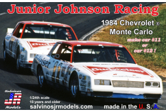 Salvinos Jr 1/24 Chevrolet Monte Carlo 1984 JJ Racing Budweiser #11 or #12 image