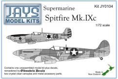 Jays Models 1/72 Supermarine Spitfire Mk.IXc image