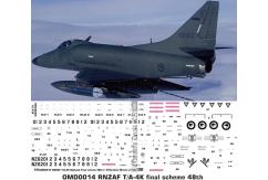 OMD 1/48 TA-4K Skyhawk Royal New Zealand Air Force Decal Set image