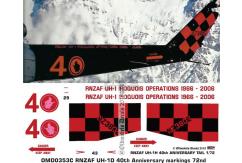 OMD 1/72 UH-1D/H Royal New Zealand Air Force Decal Set image