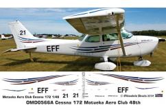 OMD 1/48 Cessna 172 Motueka Aero Club, NZ Decal Set image