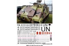 OMD 1/35 Armoured Personnel Carrier M113 NZ Army Decal Set image