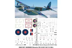OMD 1/48 DH Mosquito FB VI New Zealand Warbird Decal Set image