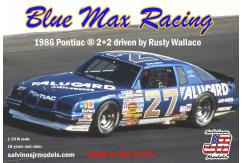 Salvinos Jr 1/25 Blue Max Racing 1986 2+2 Rusty Wallace #27 image