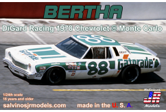 Salvinos Jr 1/24 Chevy Monte Carlo "Bertha" DiGard Racing 1978 image