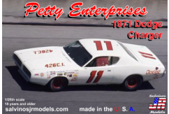 Salvinos Jr 1/24 Petty Enterprises 1971 Dodge Charger #11 image