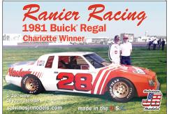 Salvinos Jr 1/25 Ranier Racing 1981 Buick Regal Charlotte Winner image