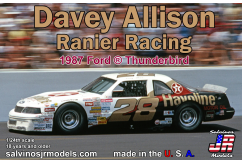 Salvinos Jr 1/24 Ford Thunderbird 1987 #28 Davey Allison image