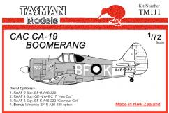 Tasman Models 1/72 CAC CA-19 Boomerang image
