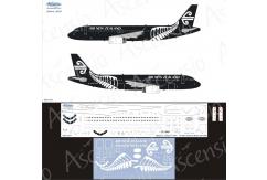 Ascensio 1/144 Air New Zealand A320 Black Decal Set image