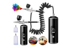 P-Model Mini Airbrush Dual Action with USB Compressor 20-30psi image