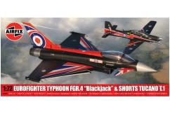 Airfix 1/72 Eurofighter Typhoon FGR.4 "Blackjack" & Shorts Tucano T.1 - Twin Pack image