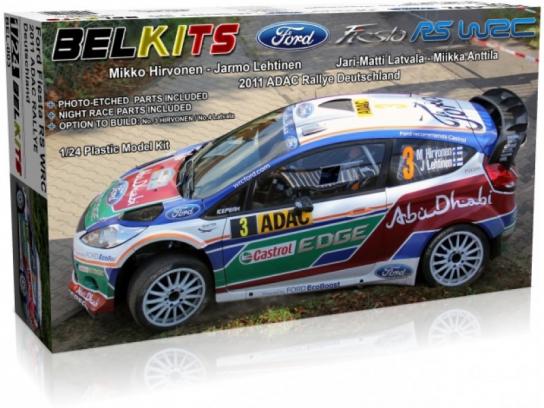 Belkits 1/24 Ford Fiesta RS WRC Rally Car 2011 PlasticModels