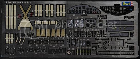 Revell Etched Parts Set for Heinkel He 111 P-1 image