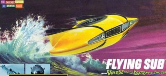 Moebius 1/128 Flying Sub - Voyage to the Bottom of the Sea image