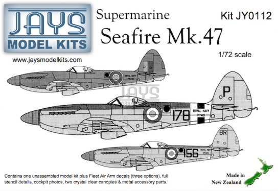 Jays Models 1/72 Supermarine Seafire Mk.47 image