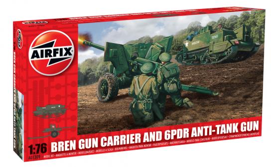 Airfix 1/76 Bren Gun Carrier & 6PDR Anti-Tank Gun image