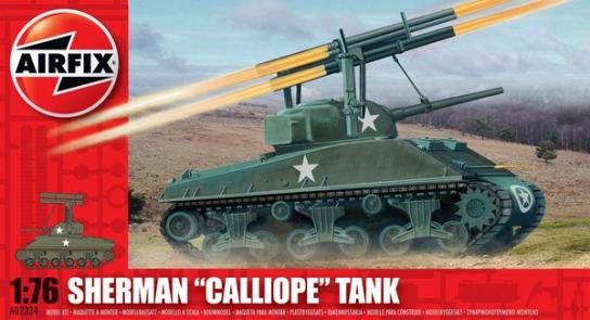 Airfix 1/76 Sherman Calliope Tank image