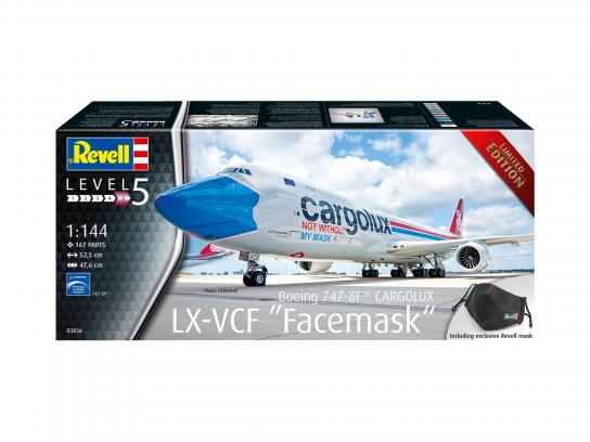 Revell 1/144 Boeing 747-8F Cargolux LX-VCF "Facemask" image