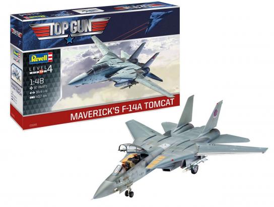 Revell 1/48 Maverick's F-14A Tomcat - Top Gun image