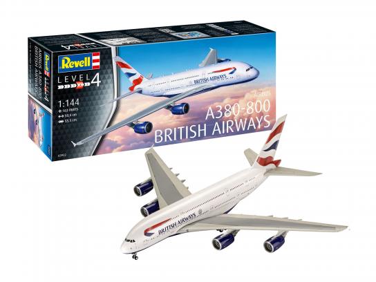 Revell 1/144 Airbus A380-800 British Airways image
