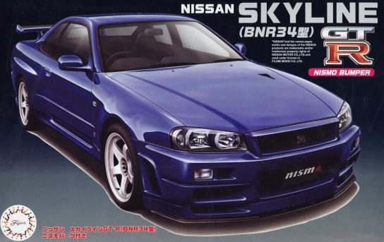 Fujimi 1/24 Nissan Skyline GT-R (BNR34) w/Nismo Parts image
