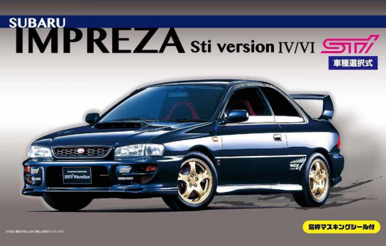 Fujimi 1/24 Subaru Impreza STi Version IV/VI w/Window Frame image