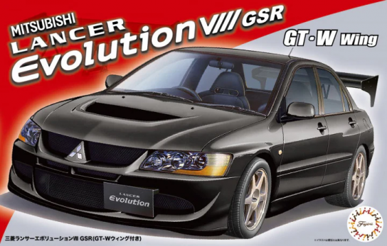 Fujimi 1/24 Mistubishi Lancer Evoulutoin VIII GSR (w/GT-W Wing) image
