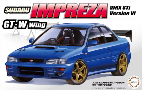 Fujimi 1/24 Subaru Impreza STi Version VI GT-W Wing image
