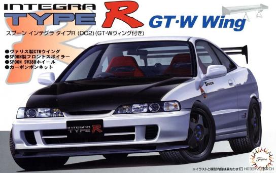 Fujimi 1/24 Honda Spoon Integra Type R DC2 with GT/W Wing image