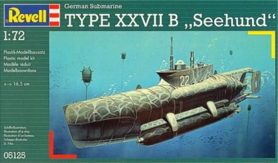 Revell 1/72 German Sub "Seehund" image