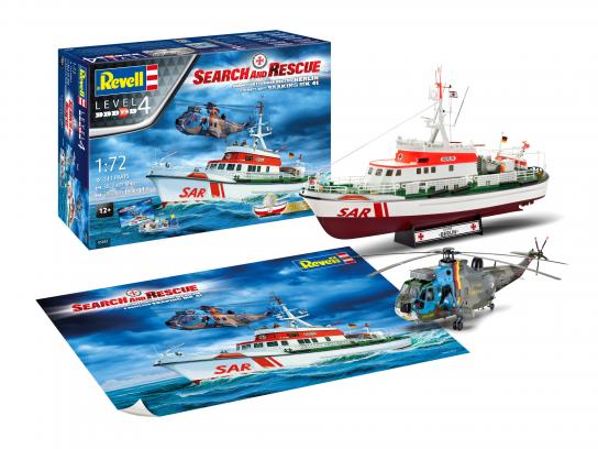 Revell 1/72 DGzRS Berlin & Sea King "Good Bye Set" image