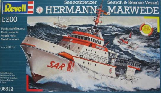 Revell 1/1200 Dgzrs Hermann Marwede Rescue image