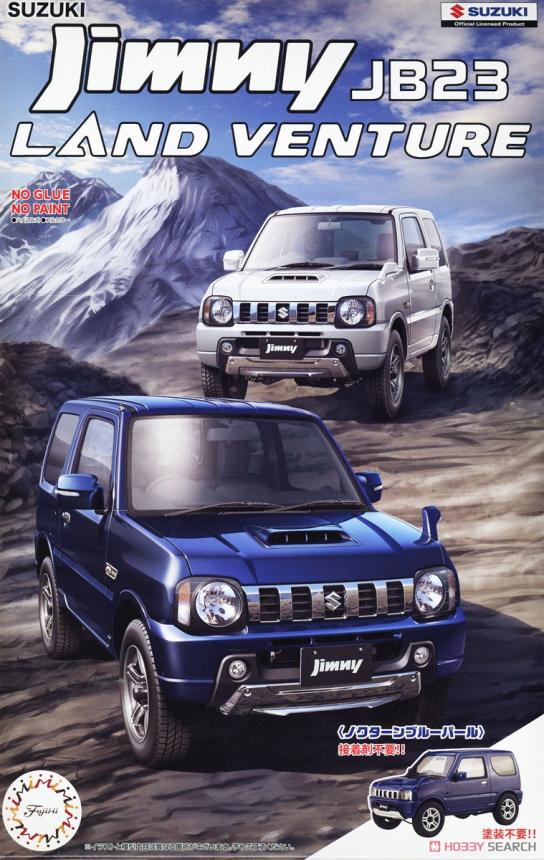 Fujimi 1/24 Suzuki Jimny JB23 (Rand Venture / Nocturne Blue Pearl) - Snap Kit image