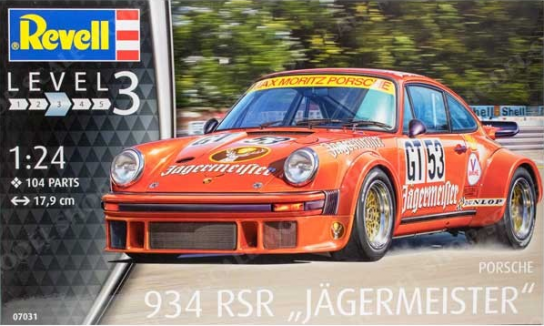 Revell 1/24 Porsche 934 RSR 'Jagermeister' image