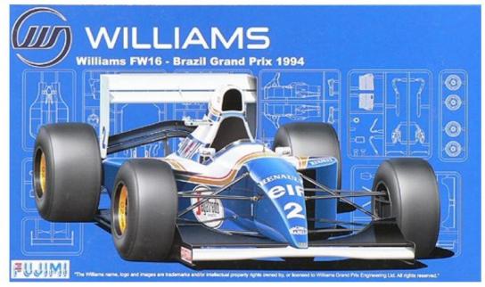 Fujimi 1/20 Williams Formula 1 FW16 Brazil GP 1994 image