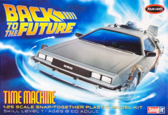 Polar Lights 1/25 Back to the Future Time Machine SNAP Kit image
