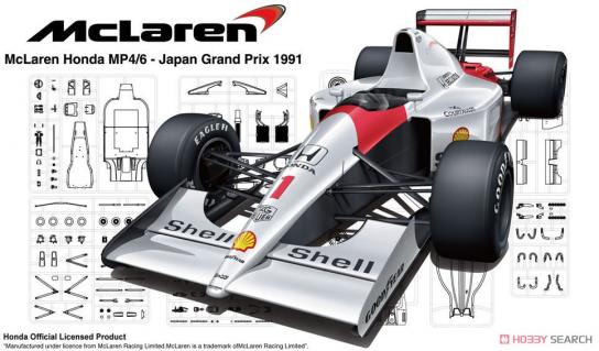 Fujimi 1/20 McLaren MP4/ 6 San Marino/ British Grand Prix 1991 image