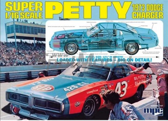 MPC 1/16 1973 Dodge Charger Richard Petty image