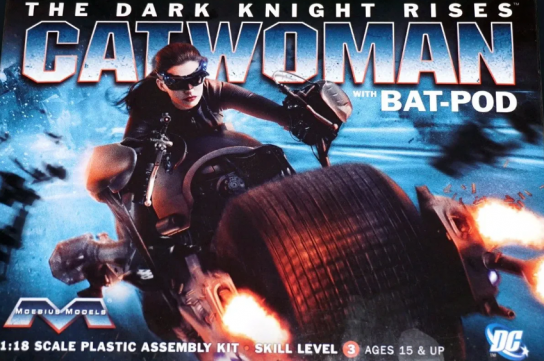 Moebius 1/8 Dark Knight Rises: Catwoman with Bat Pod image