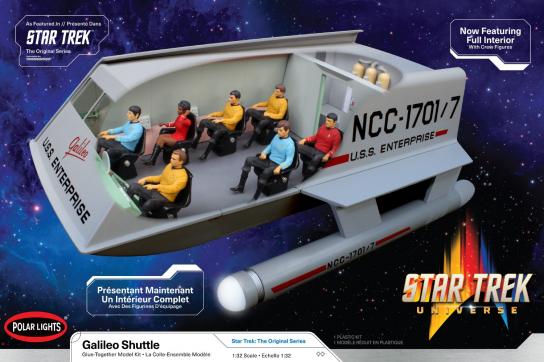 Polar Lights 1/32 Galileo Shuttle W/Interior image