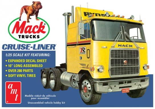 AMT 1/25 Mack Cruise Liner Semi Tractor image