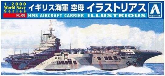 Aoshima 1/2000 HMS Aircraft Carrier "Illustrious" image
