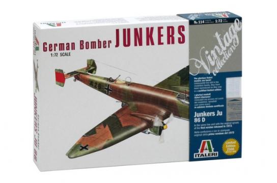 Italeri 1/72 Junkers Ju-86D Vintage Edition image